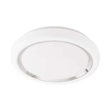 Eglo CAPASSO Deckenleuchte LED Chrom, Weiß, 1-flammig