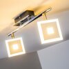 Baramita Deckenstrahler LED Chrom, 2-flammig