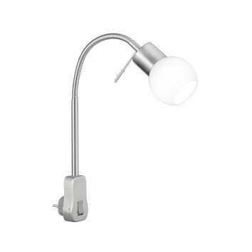 Trio Leuchten FRED Wandleuchte LED Nickel-Matt, 1-flammig Trio Leuchten FRED Wandleuchte LED Nickel-Matt, 1-flammig