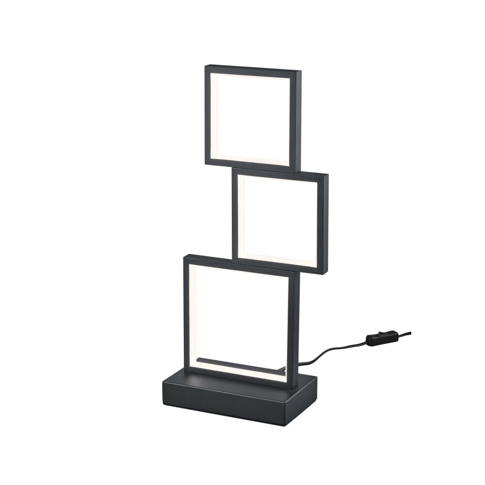 Trio Leuchten Sorrento Tischleuchte LED Schwarz, 1-flammig main product photo