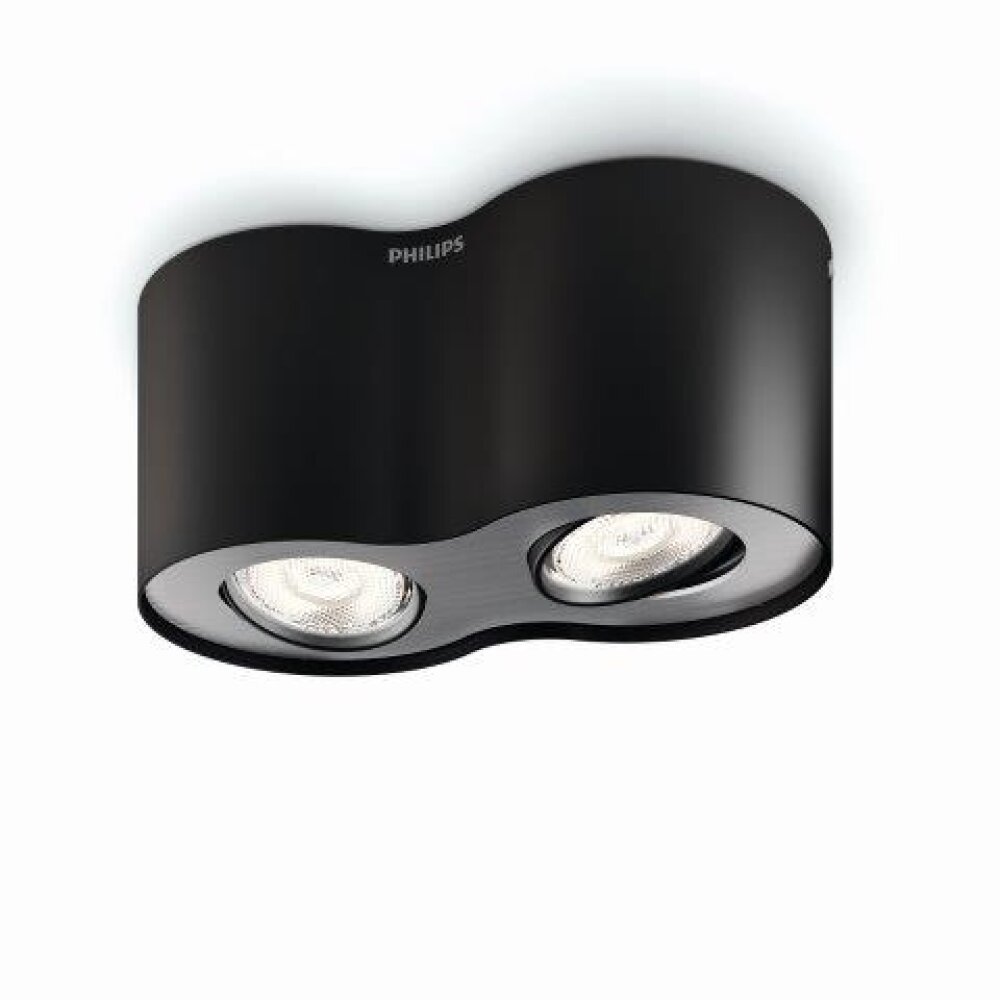 Philips Phase Deckenleuchte LED Schwarz, 2-flammig main product photo