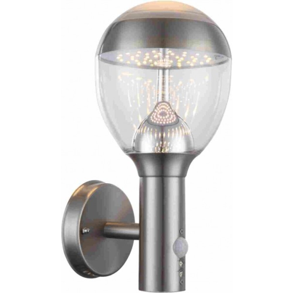 Globo CALLISTO Aussenleuchte LED Klar, 1-flammig, Bewegungsmelder main product photo