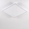 Salmi Deckenpanel LED Aluminium, Weiß, 1-flammig