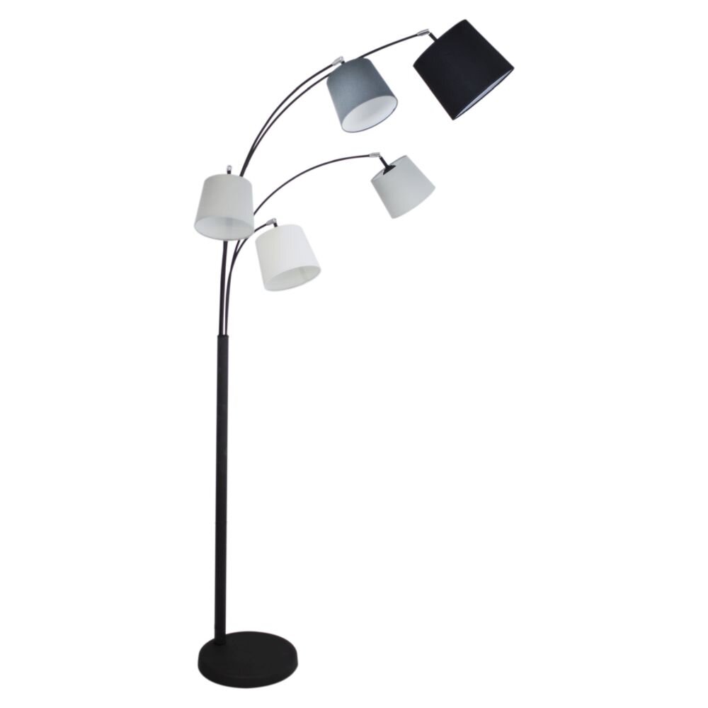 By Rydens Foggy Stehleuchte Schwarz, 5-flammig main product photo