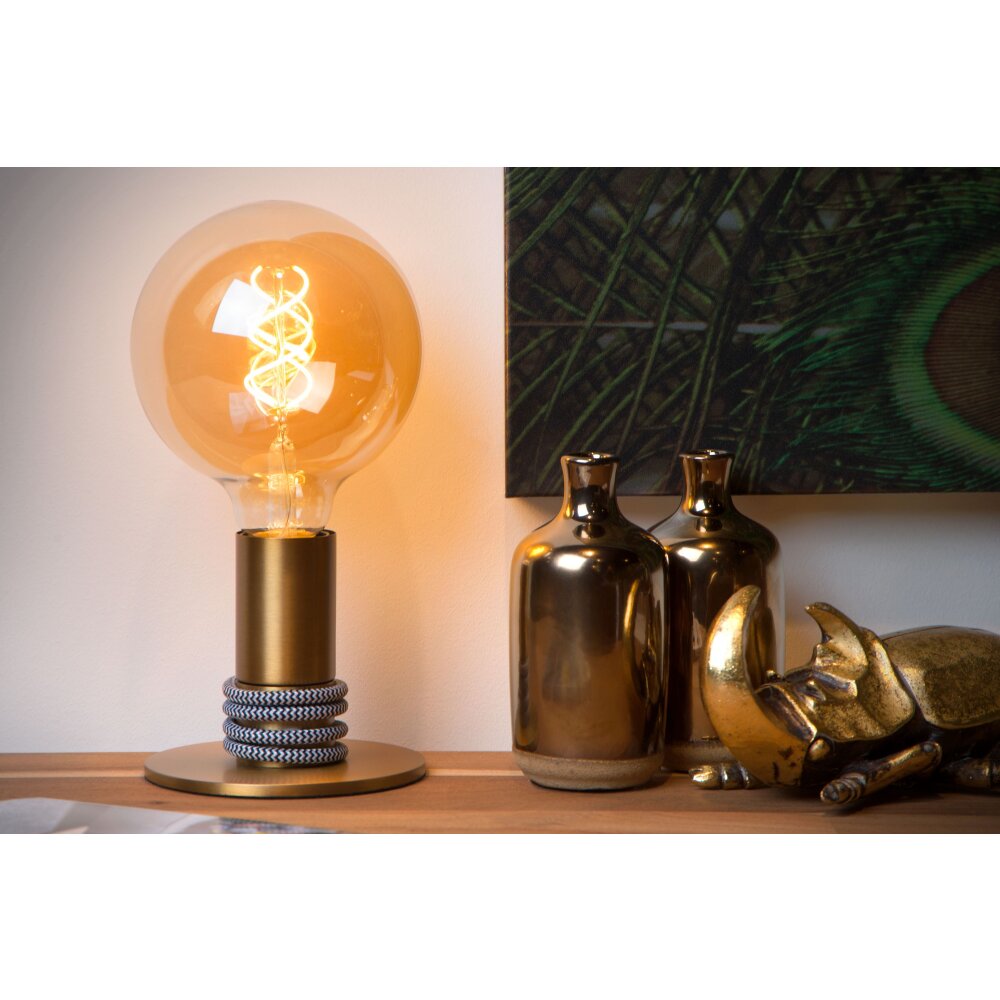 Lucide MARIT Tischlampe Gold, 1-flammig main product photo