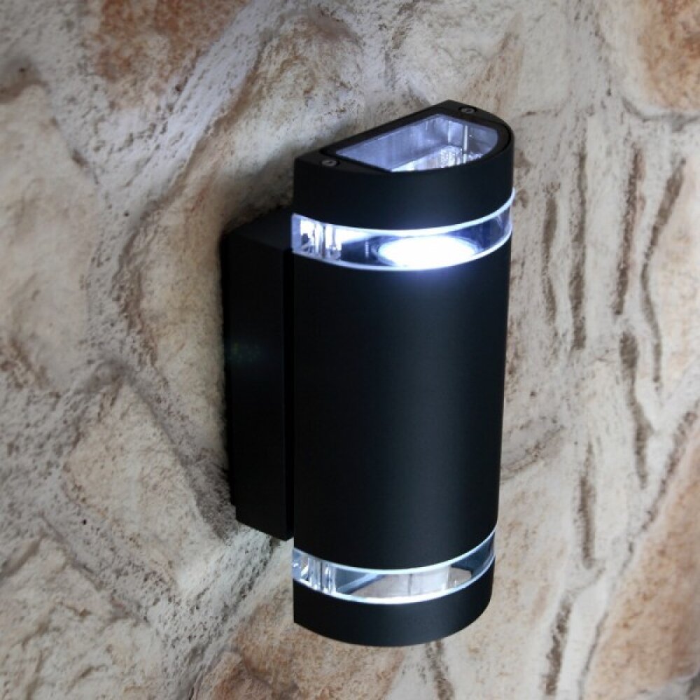 Lutec FOCUS Außenwandleuchte Anthrazit, 2-flammig main product photo
