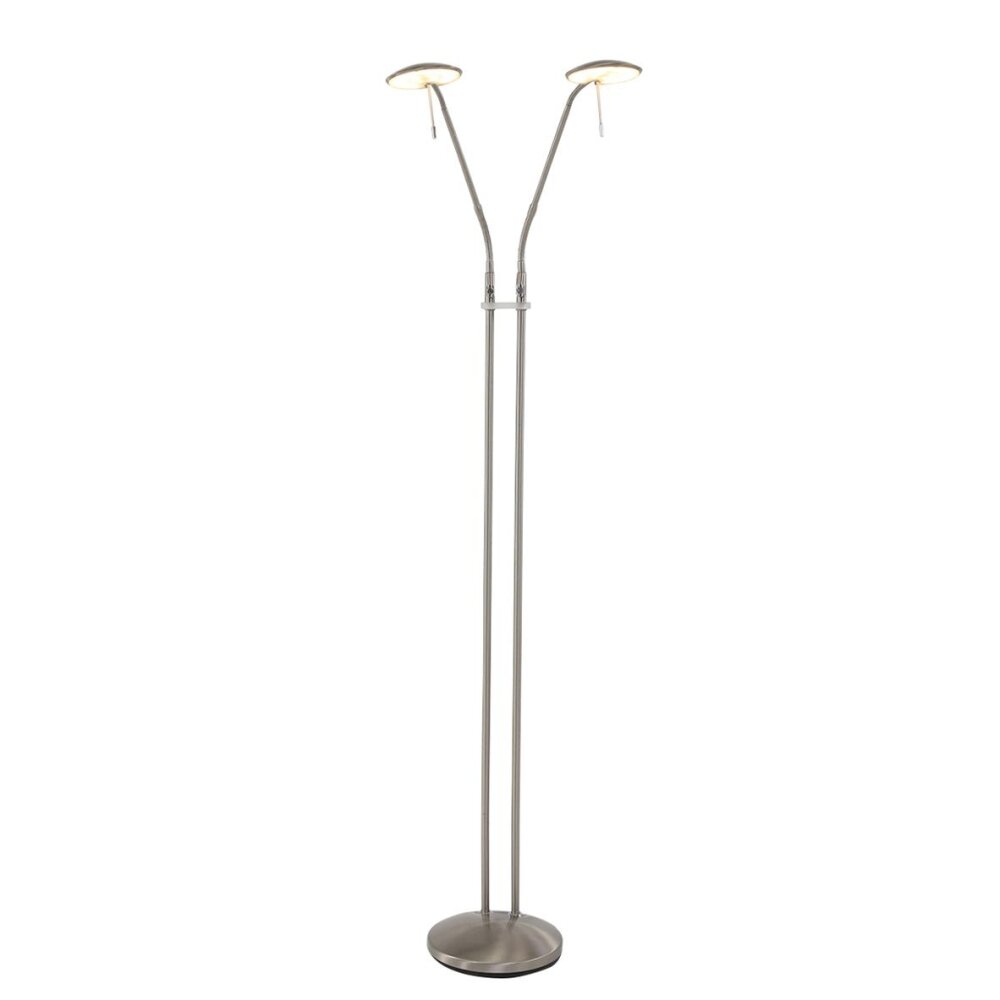 Steinhauer ZENITH Stehleuchten LED Edelstahl, 2-flammig main product photo