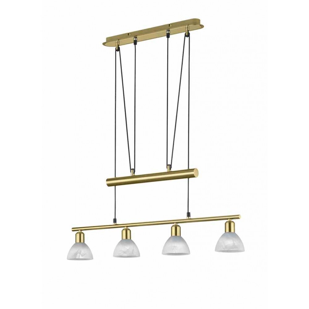 Trio Leuchten LEVISTO Pendelleuchte LED Messing, 4-flammig main product photo