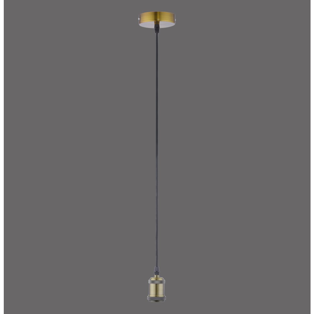 Leuchten Direkt DIY Pendelleuchte Messing, 1-flammig