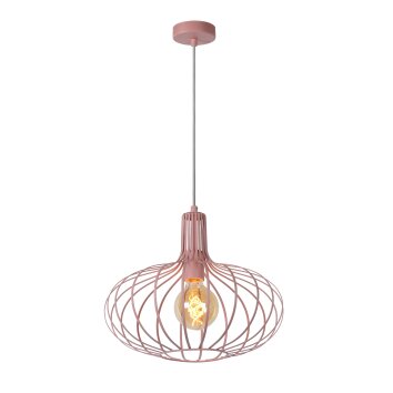 Lucide MERLINA Pendelleuchte Rosa, 1-flammig