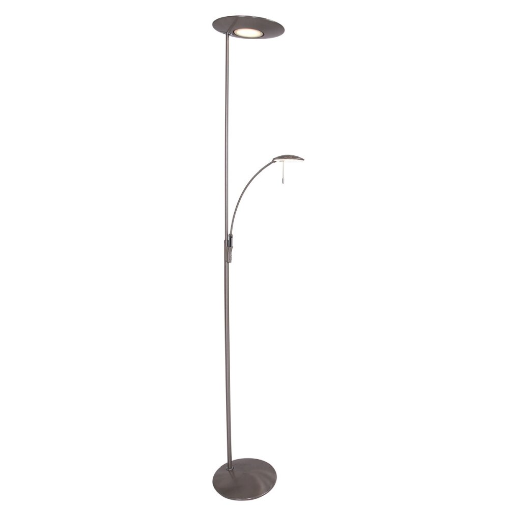Steinhauer Zenith Deckenfluter LED Edelstahl, 2-flammig main product photo
