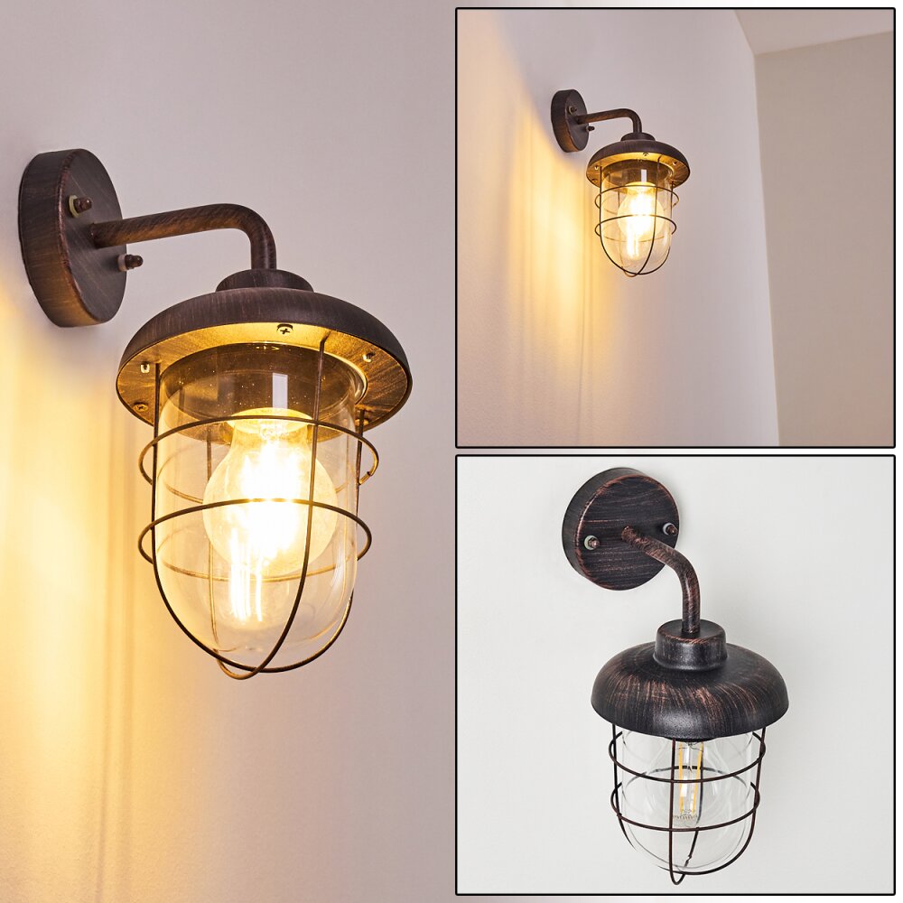 Valto Außenwandleuchte Rostfarben, 1-flammig main product photo