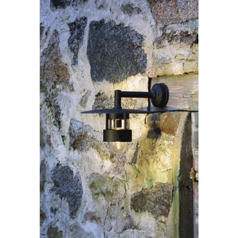 Konstsmide Freja Wandleuchte Schwarz, 1-flammig main product photo