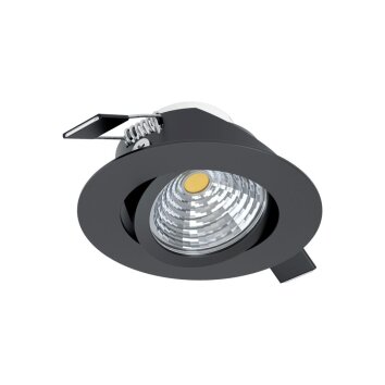 Eglo SALICETO Einbauleuchte LED Schwarz, 1-flammig