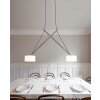 Serien Lighting TWIN Pendelleuchte LED Chrom, 2-flammig