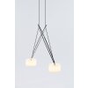 Serien Lighting TWIN Pendelleuchte LED Chrom, 2-flammig