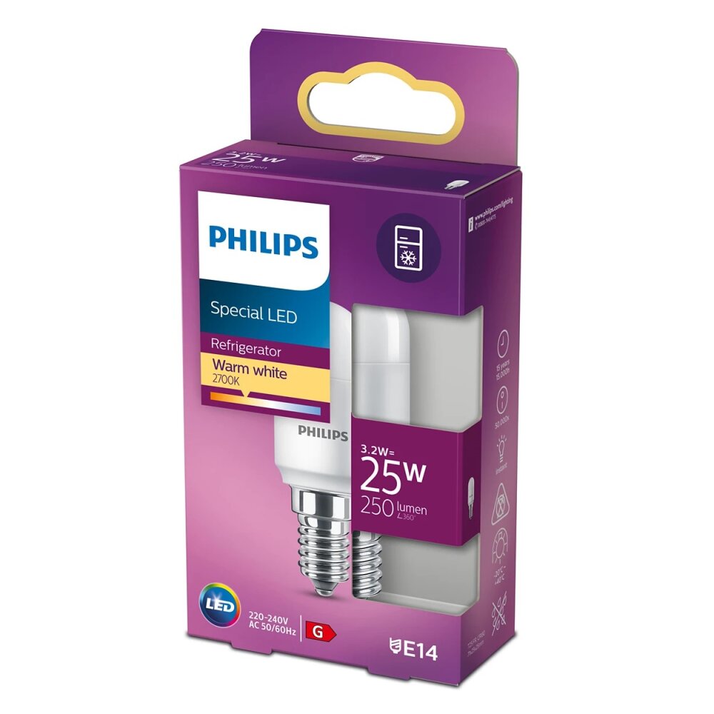 Philips LED E14 3,2 Watt 2700 Kelvin 250 Lumen main product photo
