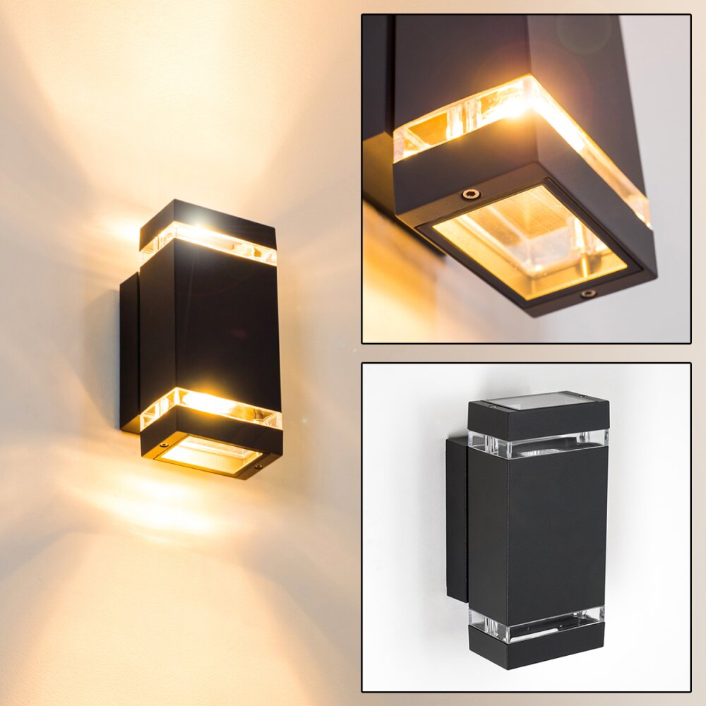 Edevik Außenwandleuchte Anthrazit, 2-flammig main product photo