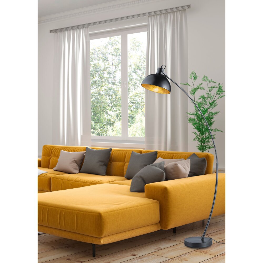 Reality RECIFE Bogenlampe Schwarz, 1-flammig main product photo