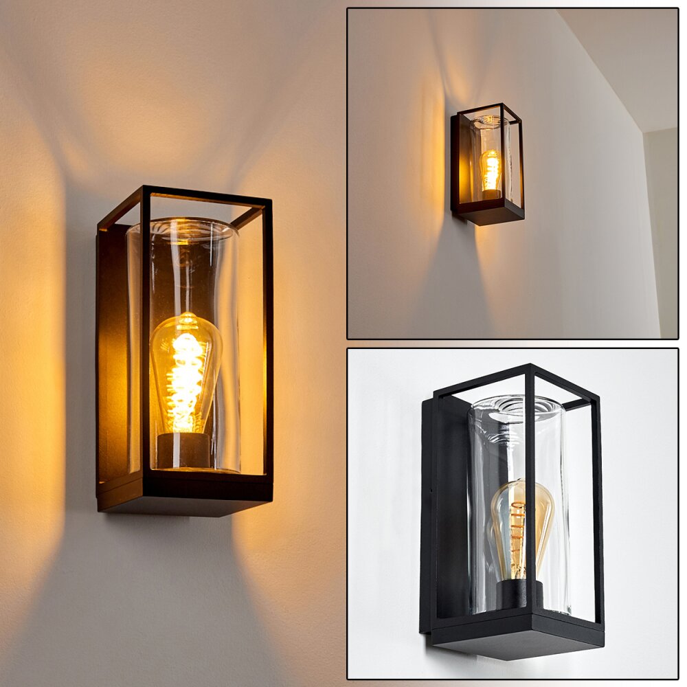 Palanga Außenwandleuchte Schwarz, 1-flammig main product photo