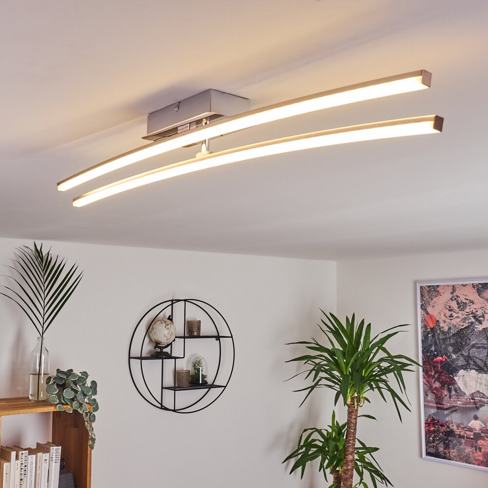 Powassan Deckenleuchte LED Chrom, 2-flammig main product photo