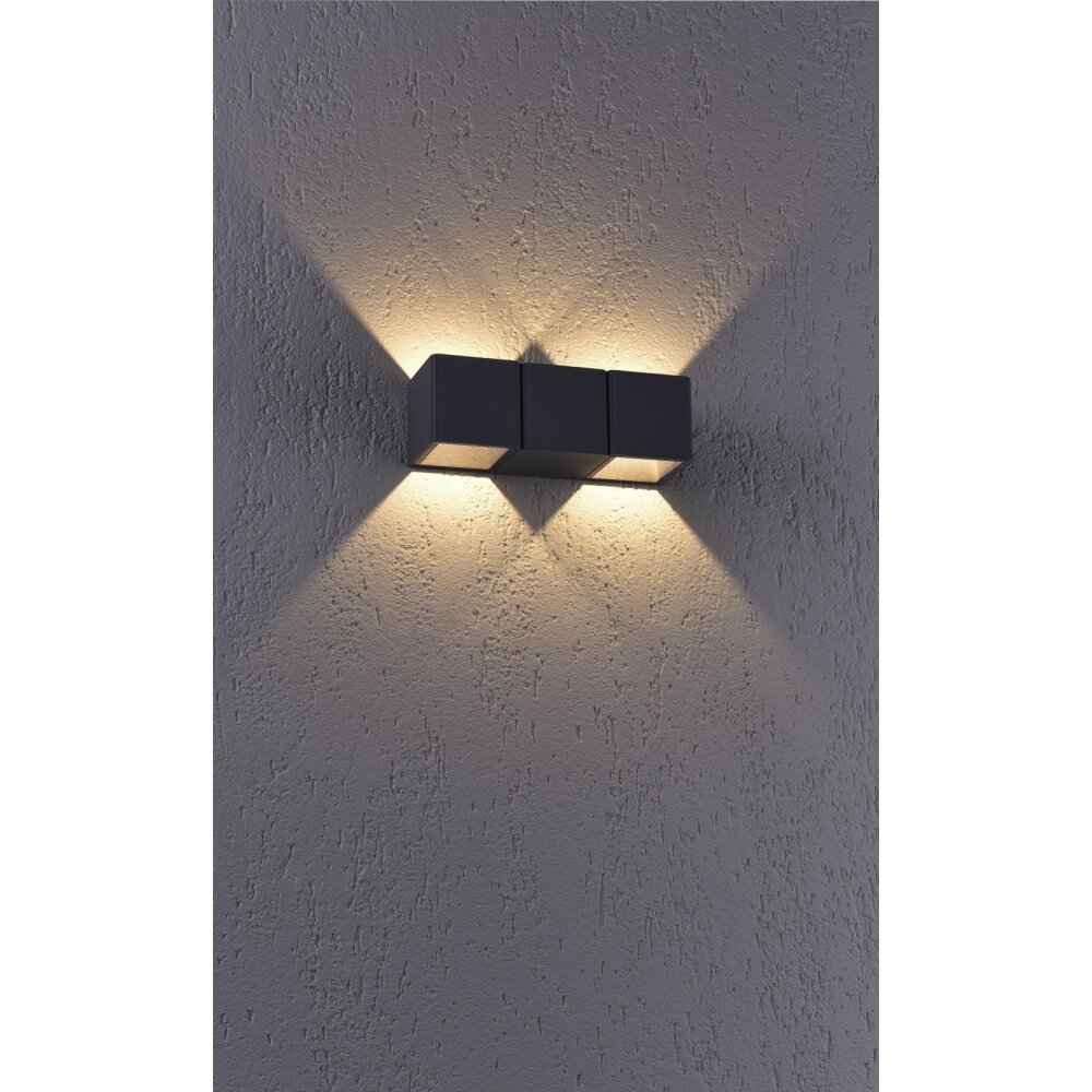 Paul Neuhaus MARCEL Außenwandleuchte LED Anthrazit, 2-flammig main product photo