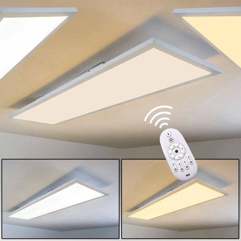 Lerum Deckenpanel LED Weiß, 1-flammig, Fernbedienung main product photo
