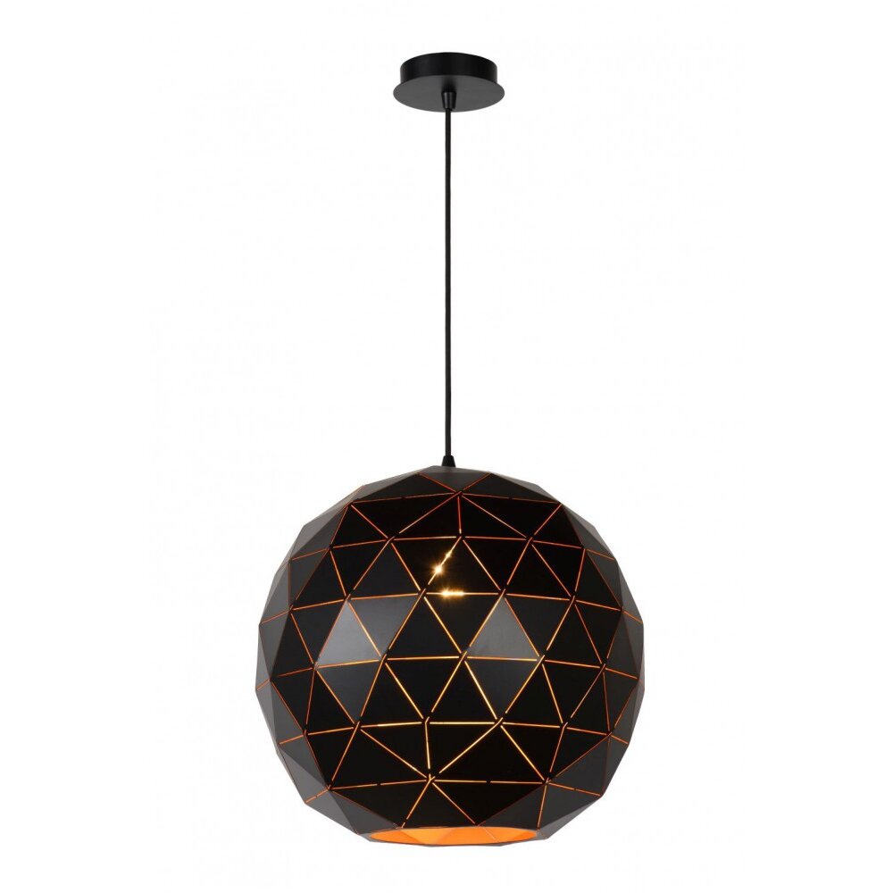 Lucide OTONA Hängeleuchte Schwarz, 1-flammig main product photo