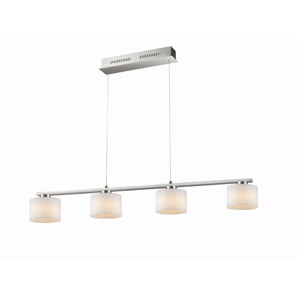Trio Leuchten ALEGRO Pendelleuchte LED Nickel-Matt, 4-flammig main product photo
