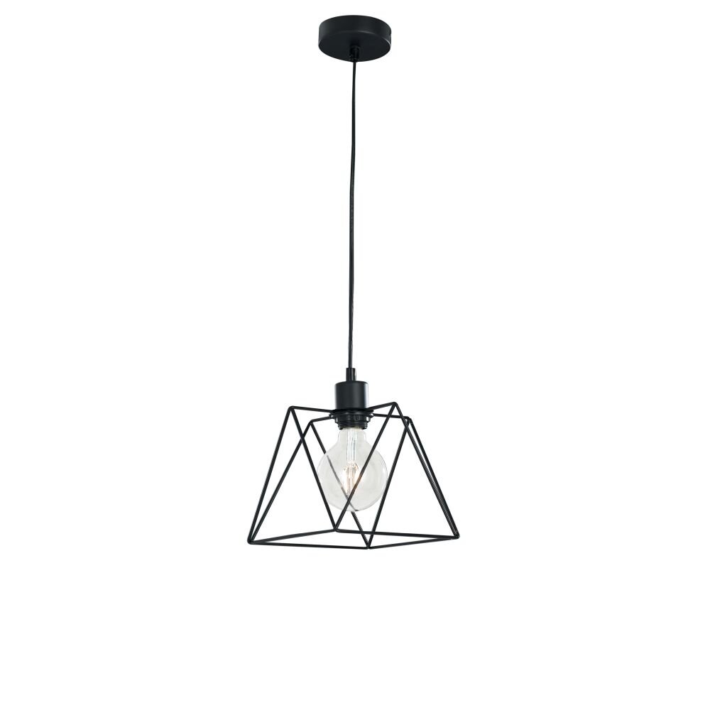 Lutec SANTANA Pendelleuchte Schwarz, 1-flammig main product photo