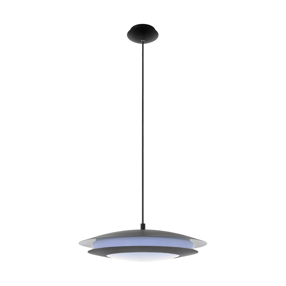 Eglo MONEVA-C Hängeleuchte LED Schwarz, 1-flammig, Farbwechsler main product photo
