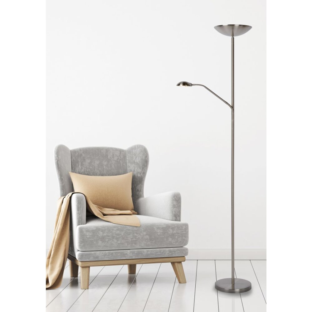 Lucide ZENITH Deckenfluter LED Chrom, 1-flammig main product photo