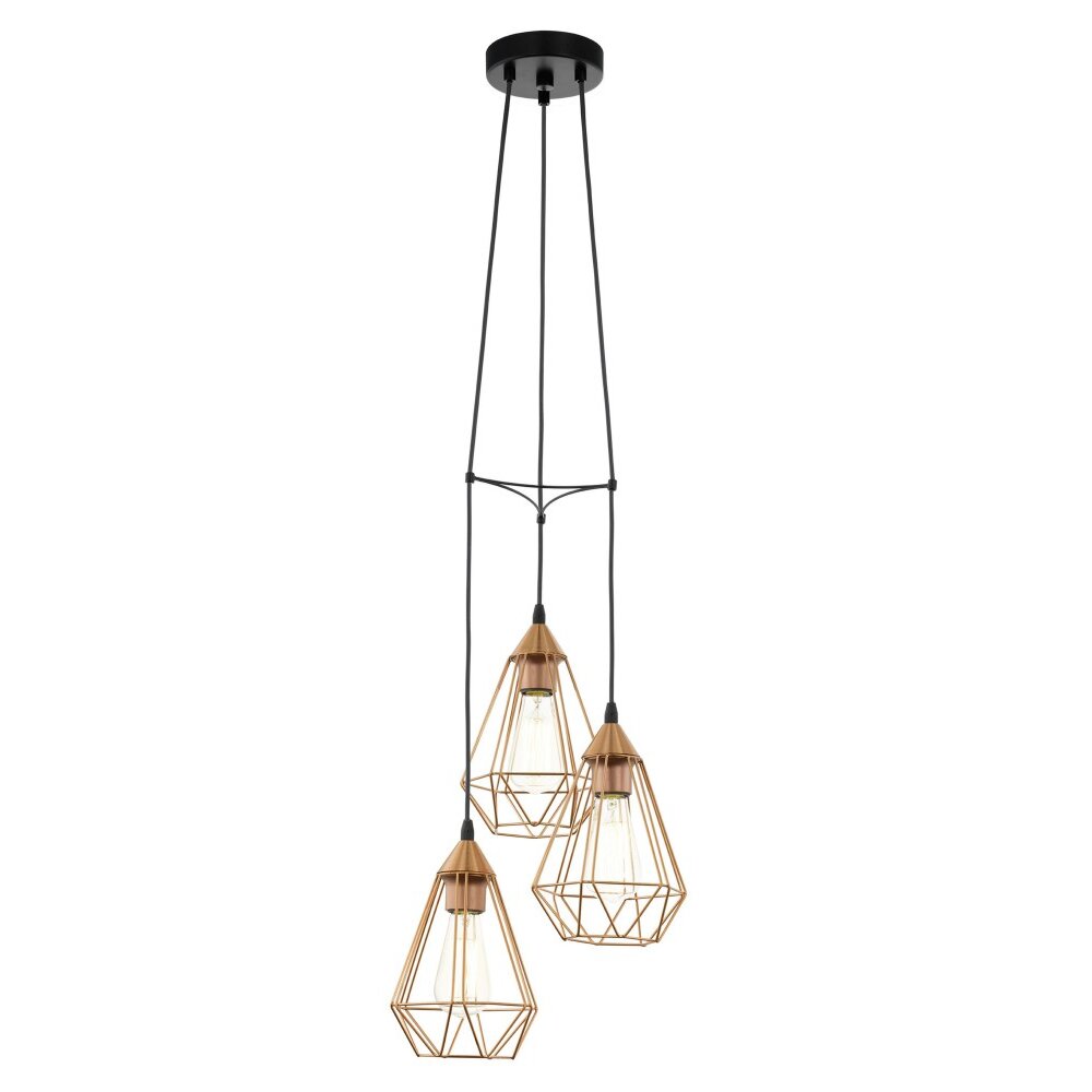 Eglo TARBES Pendelleuchte Schwarz, 3-flammig main product photo