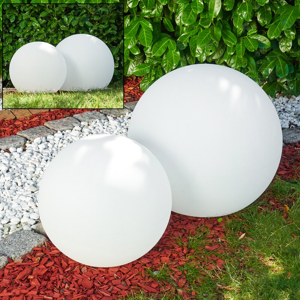 Arslev Kugelleuchten 2-er Set Weiß, 2-flammig main product photo