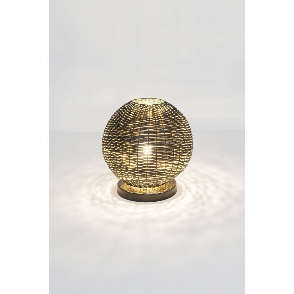 Holländer BUFFONE Tischleuchte Gold, Schwarz, 1-flammig main product photo
