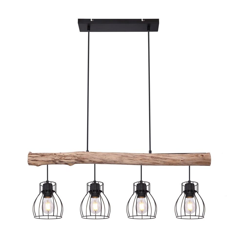 Globo MINA Hängeleuchte Schwarz, 4-flammig main product photo