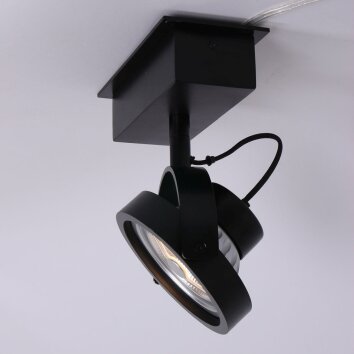 Steinhauer Mexlite Strahler LED Schwarz, 1-flammig Steinhauer Mexlite Strahler LED Schwarz, 1-flammig