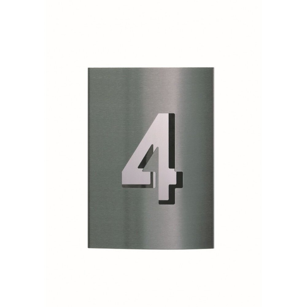 Albert Leuchten 975 Hausnummer Edelstahl main product photo