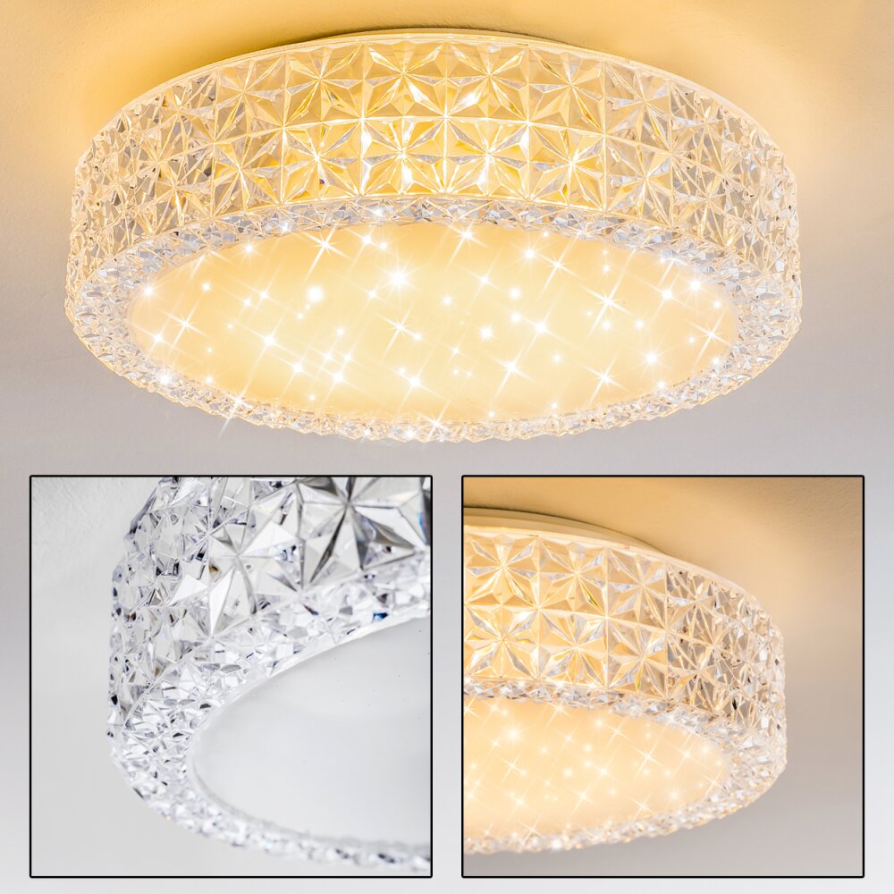 Norra Deckenleuchte LED Weiß, 1-flammig main product photo