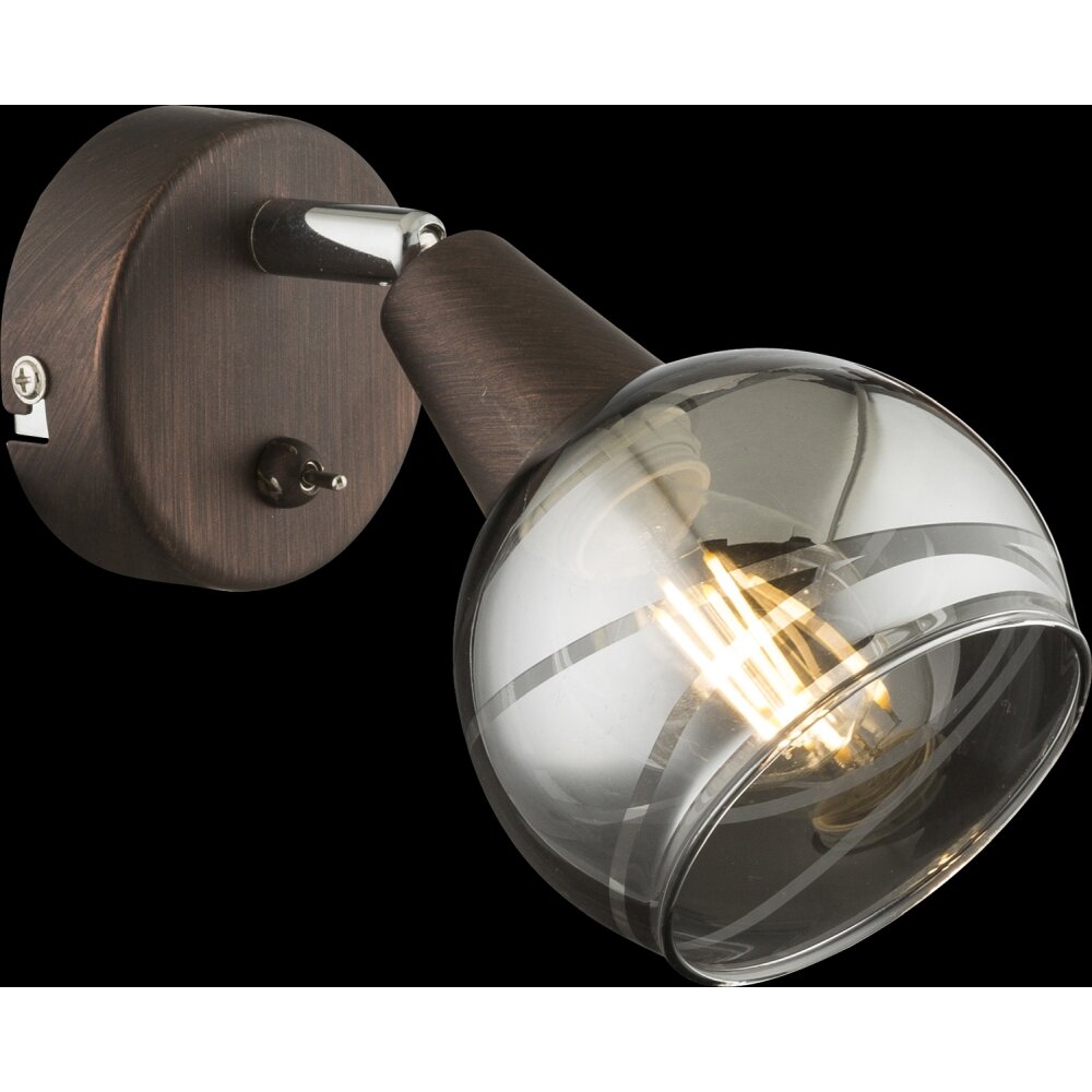 Globo Isla Wandstrahler LED Bronze, 1-flammig main product photo