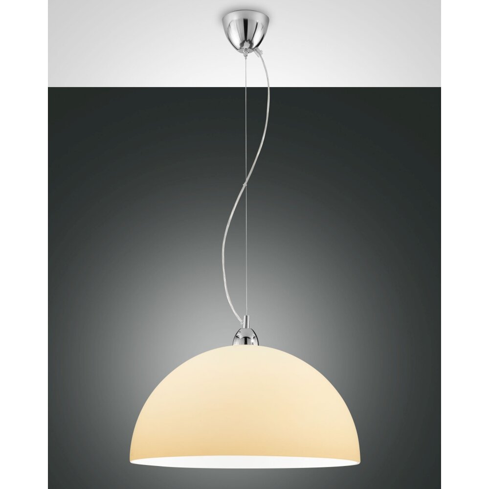 Fabas Luce Nice Pendelleuchte Chrom, 1-flammig main product photo