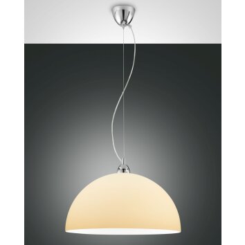 Fabas Luce Nice Pendelleuchte Chrom, 1-flammig Fabas Luce Nice Pendelleuchte Chrom, 1-flammig