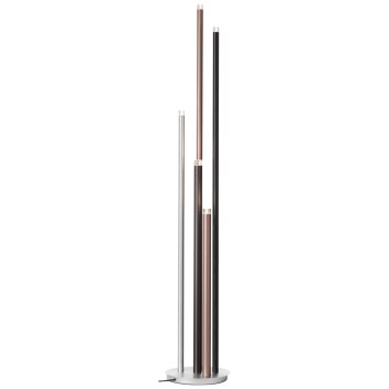 Brilliant Living Cembalo Standleuchte LED Aluminium, 5-flammig