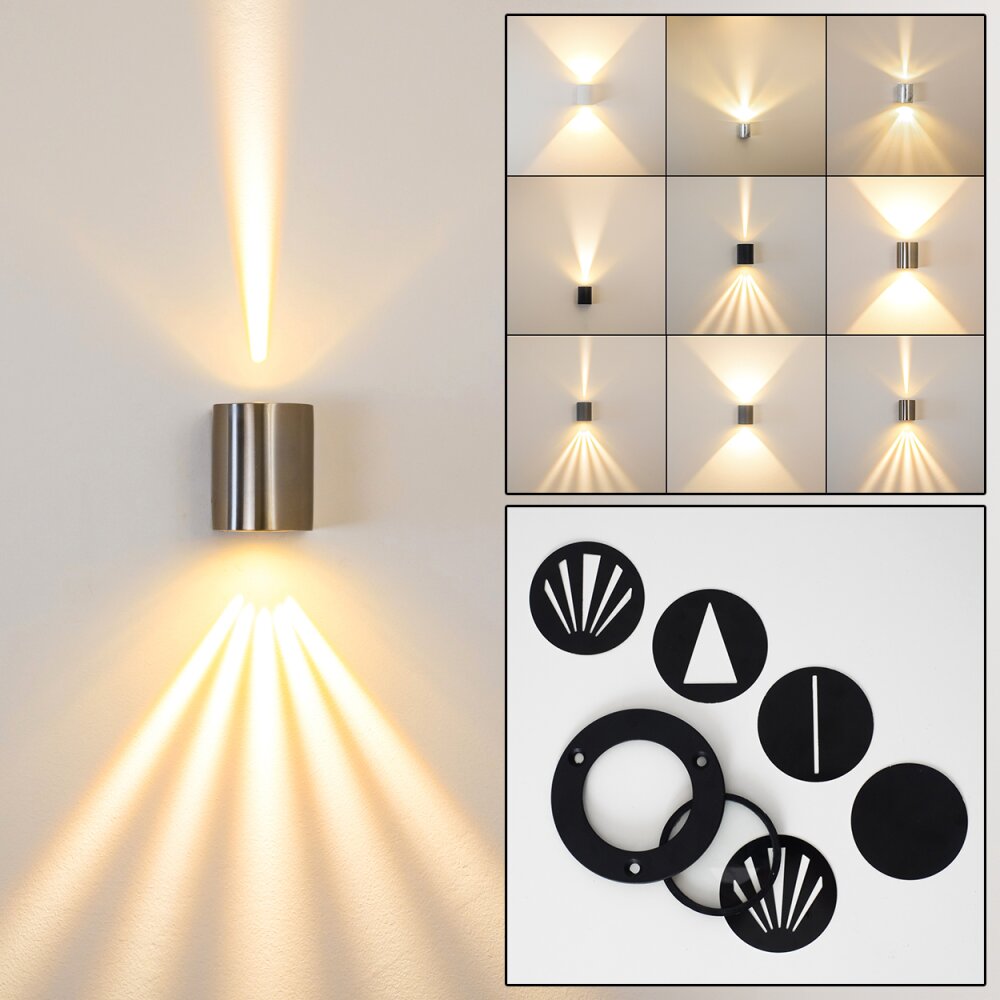 Mora Außenwandleuchte LED Edelstahl, 2-flammig main product photo