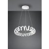 Trio Leuchten Curl Pendelleuchte LED Weiß, 1-flammig