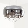 Ventspils Hängeleuchte Chrom, 5-flammig