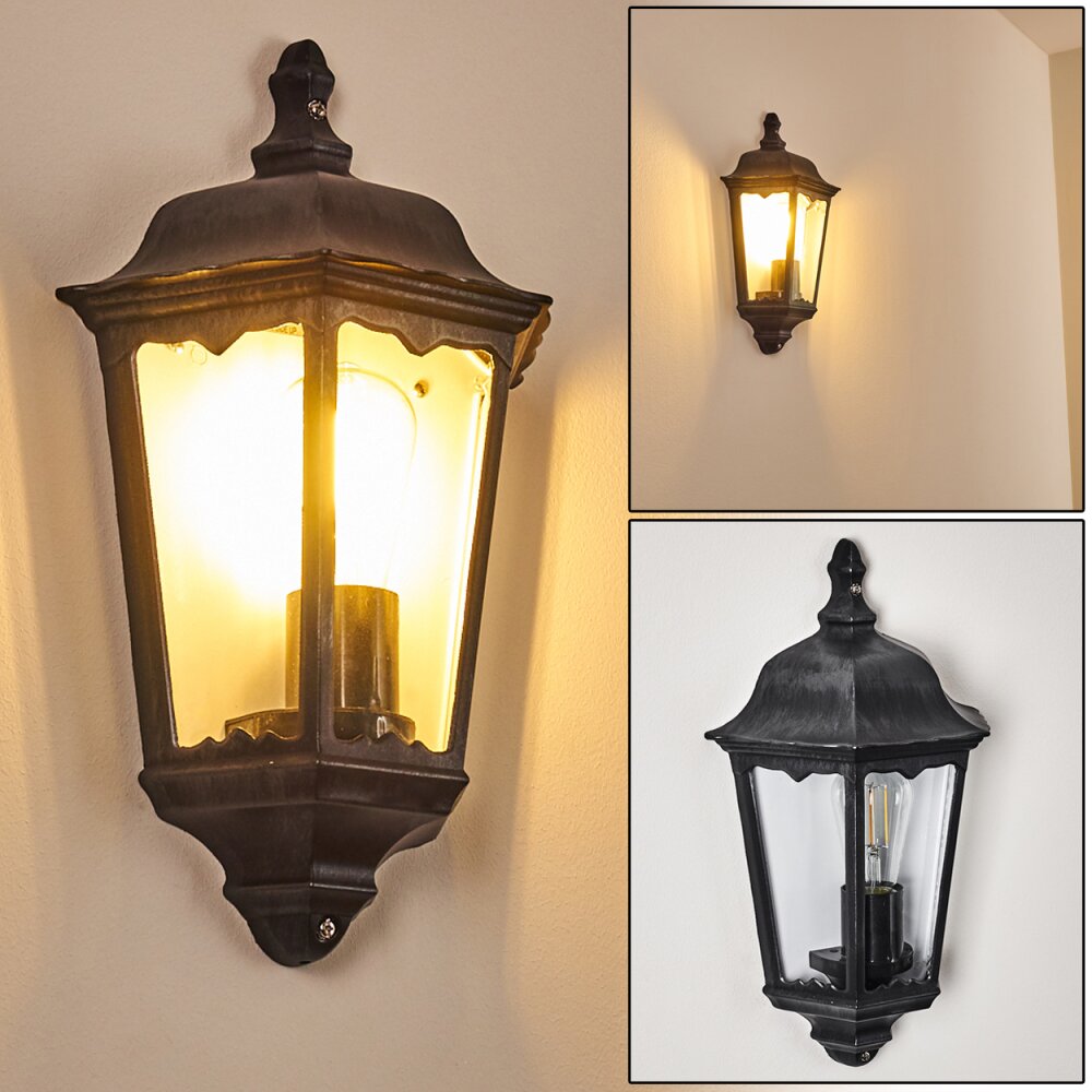 Gilze Außenwandleuchte Schwarz, 1-flammig main product photo