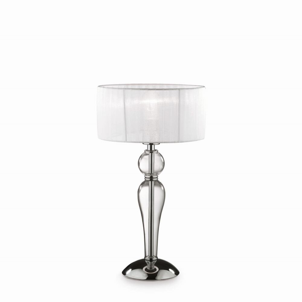 Ideal Lux DUCHESSA Tischleuchte Chrom, Transparent, Klar, 1-flammig main product photo