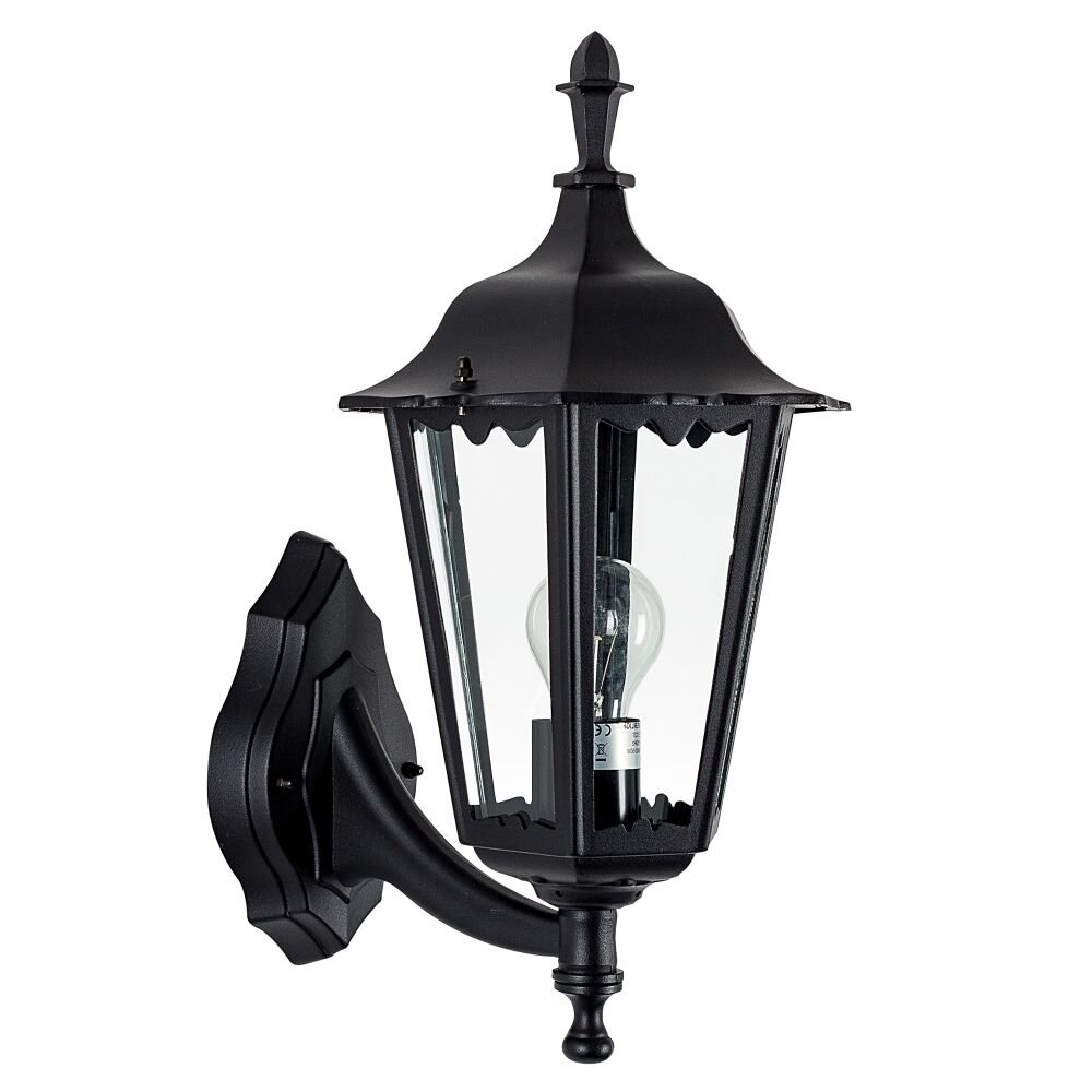 KS Verlichting Ancona Wandleuchte Schwarz, 1-flammig main product photo