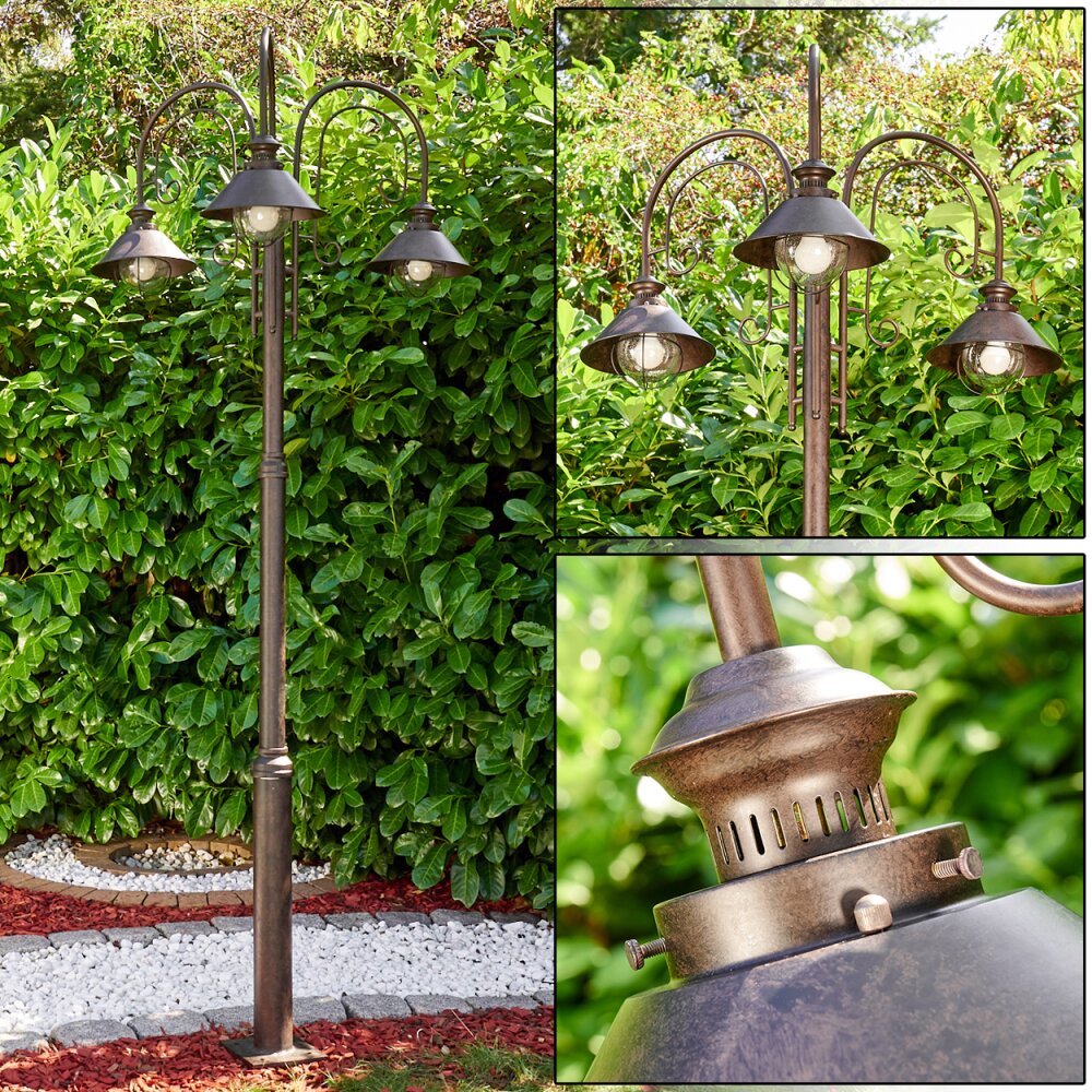 Lohja Kandelaber Rostfarben, 3-flammig main product photo